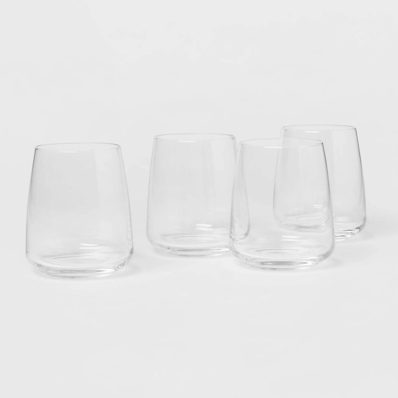 4pk Simsbury Stemless Wine Glasses
