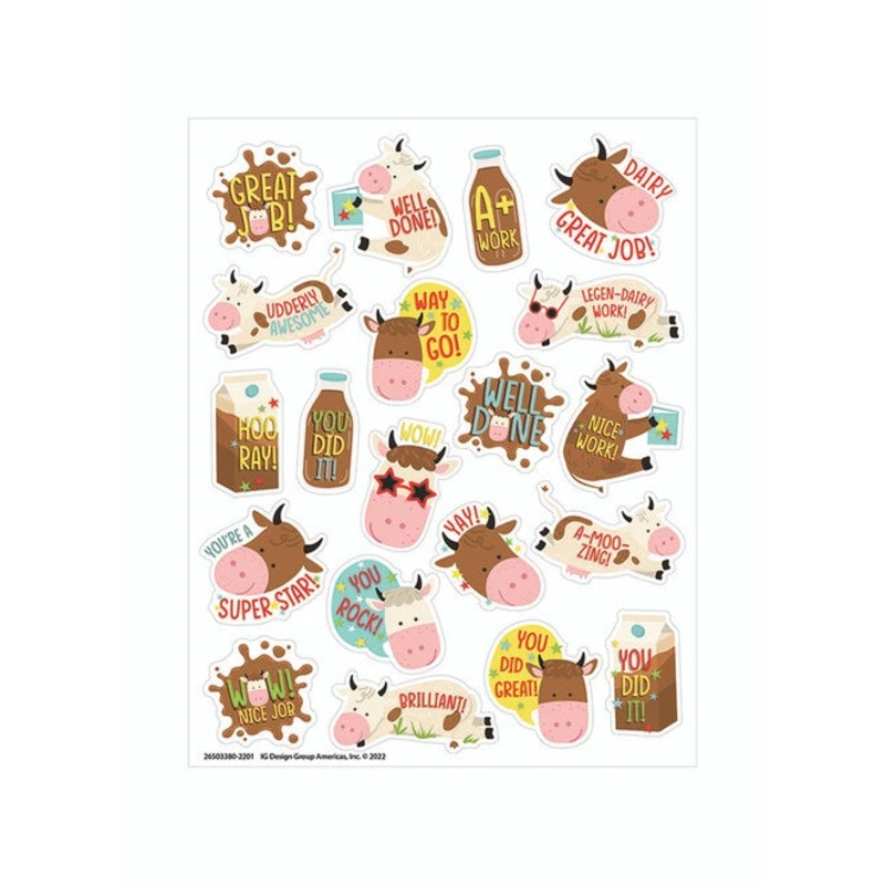 Brown Cows Scented Stickers