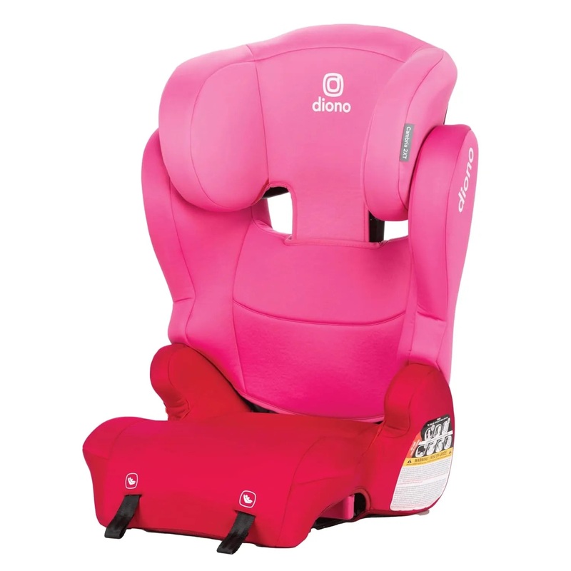 Cambria 2XT Latch 2-in-1 Booster Car Seat – Pink Cotton Candy