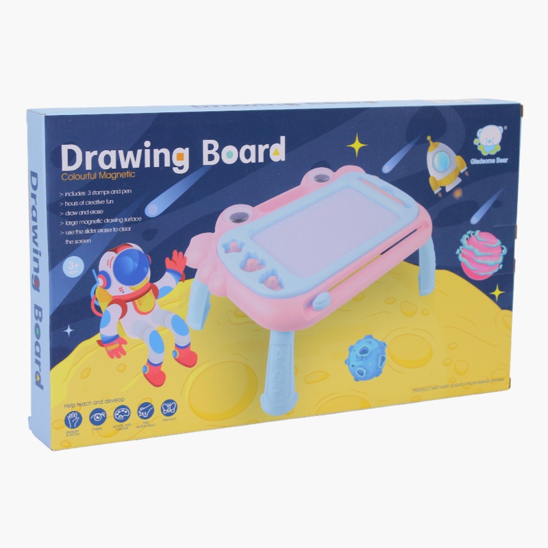 Colorful Magnetic Drawing Board  Pink & Light Blue