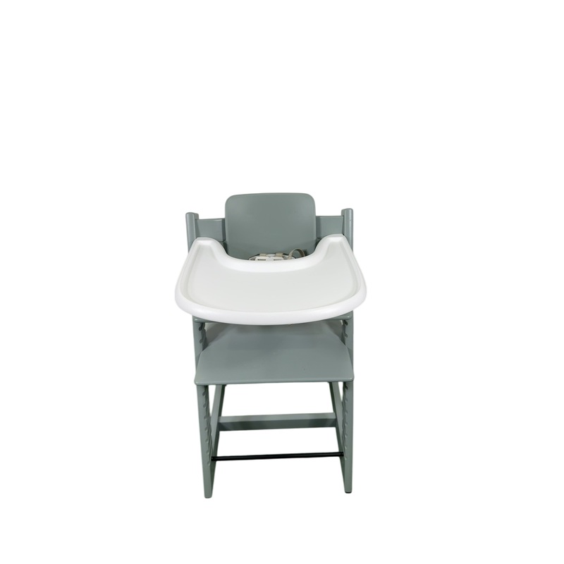 Stokke Tripp Trapp High Chair with Baby Set and Tray, Glacier Green, Glacier Green