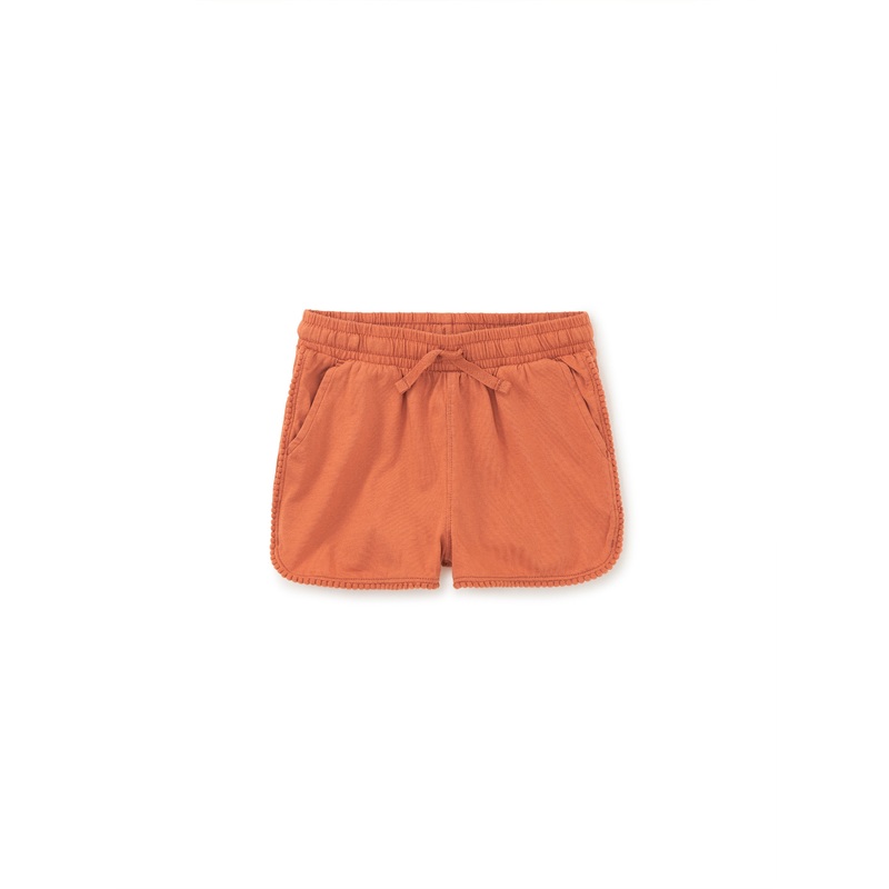 Tea Collection Pom-Pom Gym Shorts – Copper