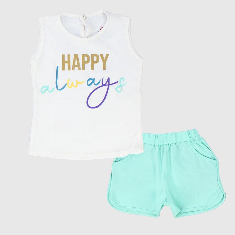 “Happy Always” Sleeveless Pajama