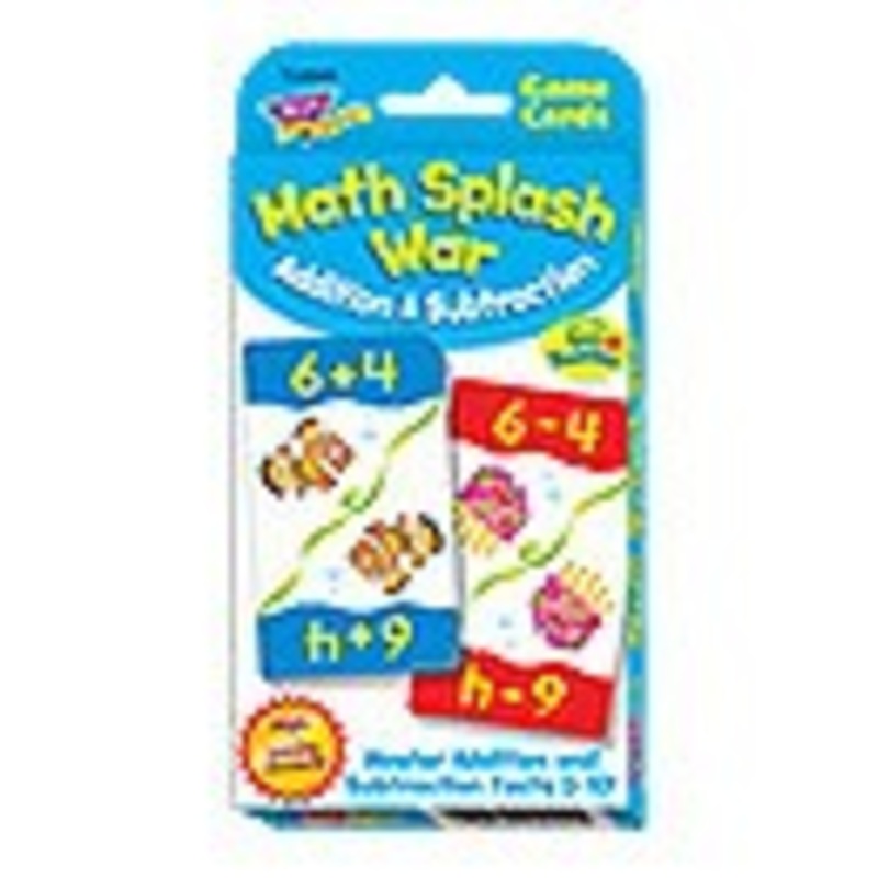 Math Splash War Addition & Subtraction Challenge Cards