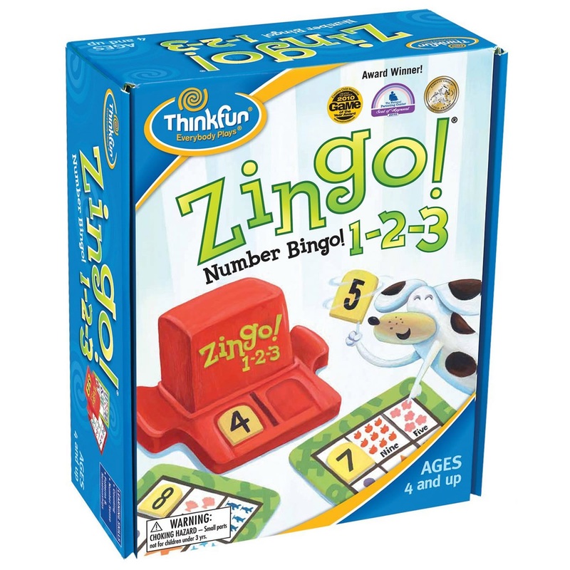 ThinkFun Zingo! 1-2-3 Number Bingo Game