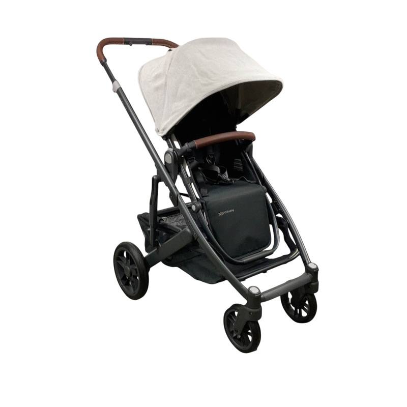 UPPAbaby CRUZ V2 Stroller, 2023, Anthony(White and Grey Chenille)