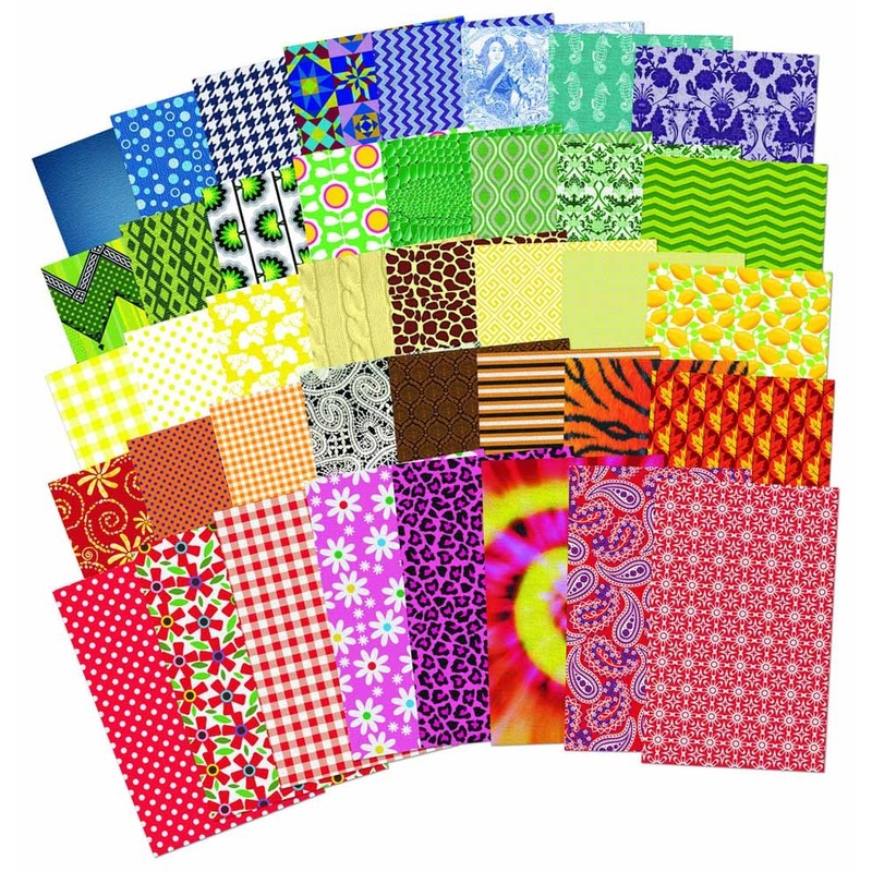 All Kinds of Fabric Craft Paper