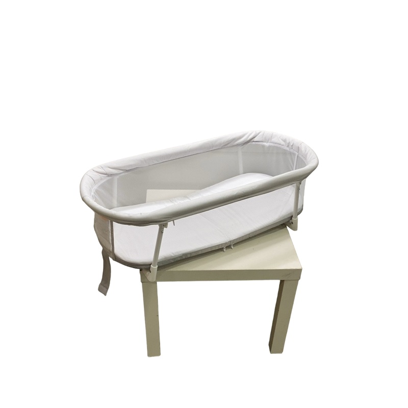 Baby Delight Snuggle Nest Portable Infant Bassinet, Driftwood Grey