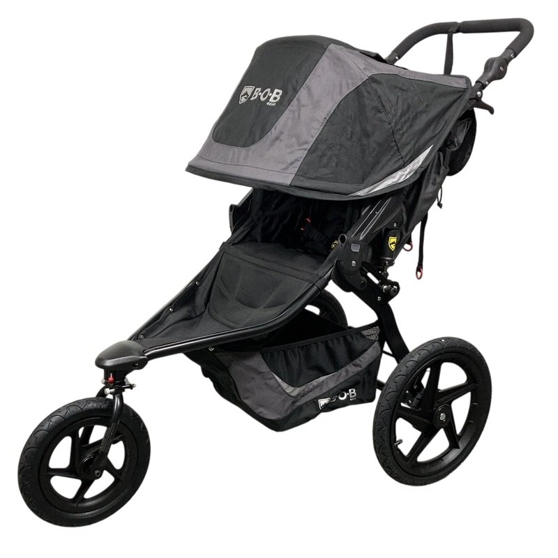 BOB Revolution Flex 3.0 Single Jogging Stroller, 2022, Graphite Black