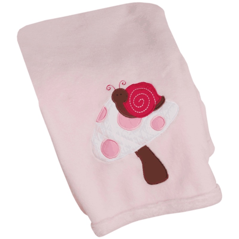 KidsLine Berry Graden Boa Blanket