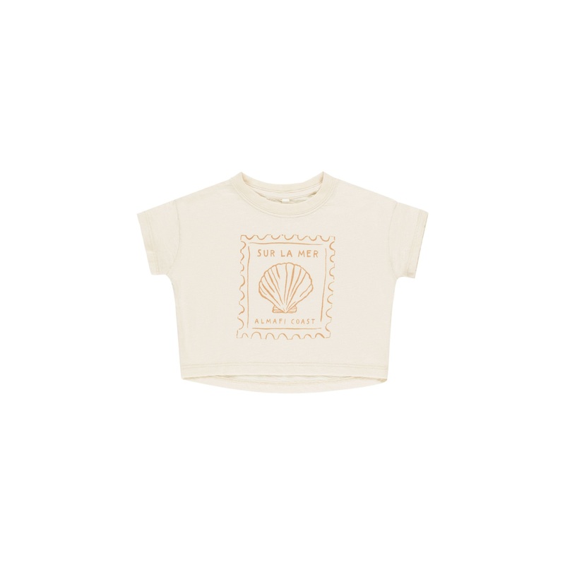 Rylee + Cru Boxy Tee – Seashell