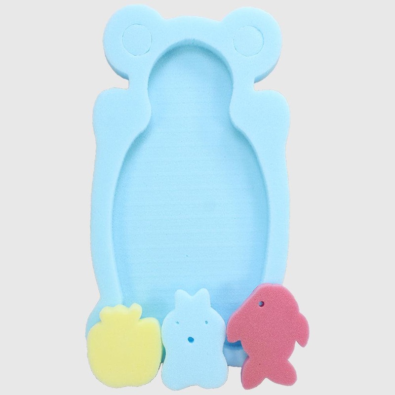 Soft Sponge Bath Cushion Body Support Newborn Safety Home Baby Care Shower Holder Seat Anti Slip