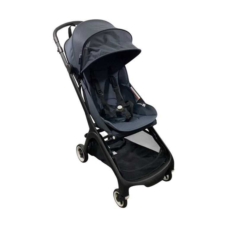 Bugaboo Butterfly Stroller, 2023, Black, Stormy Blue, Stormy Blue