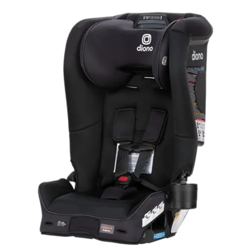 Radian 3R SafePlus All-in-One Convertible Car Seat – Jet Black (See Description)