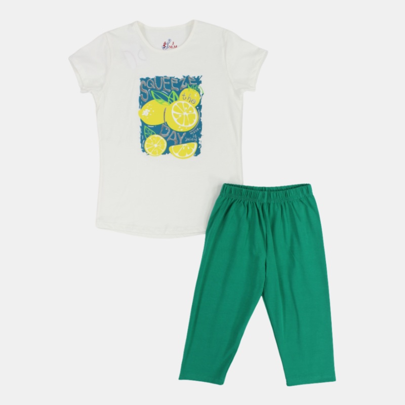 Girls Soft Cotton Pajama Set