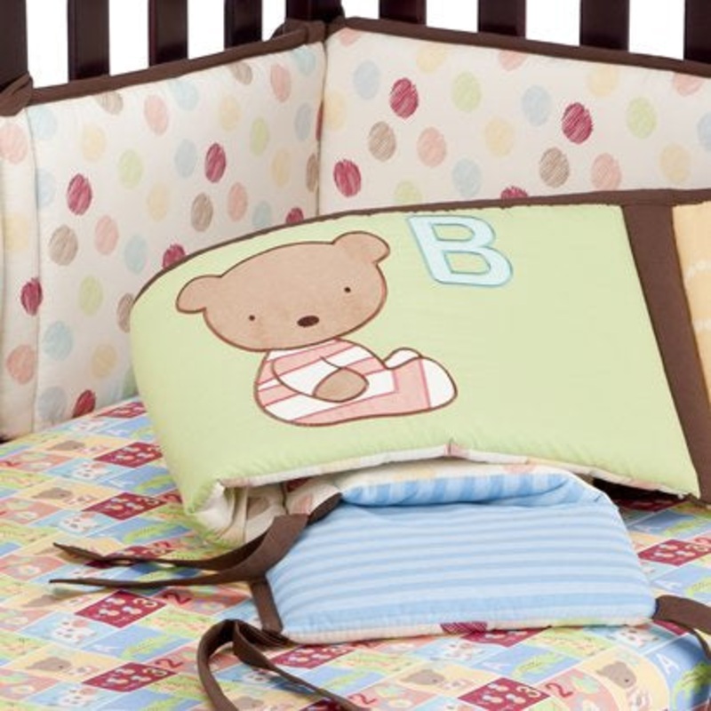 Kidsline Tiddliwinks ABC 123 Crib Bumper