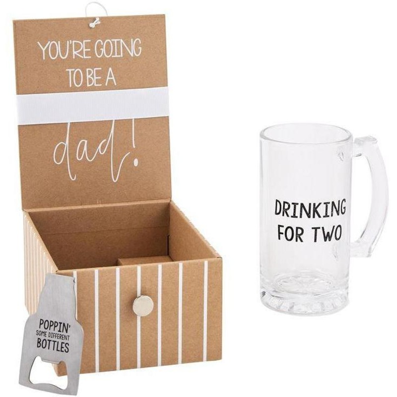 Mud Pie Dad Beer Announcement Box