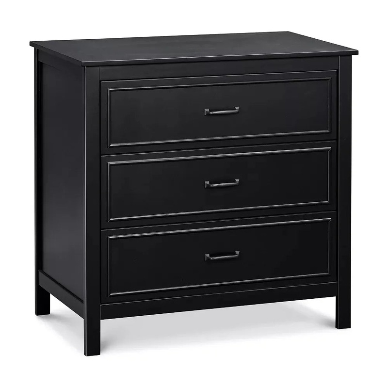 Charlie 3-Drawer Dresser – Ebony