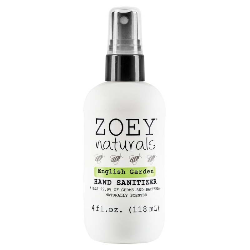Zoey Naturals Hand Sanitizer – English Garden