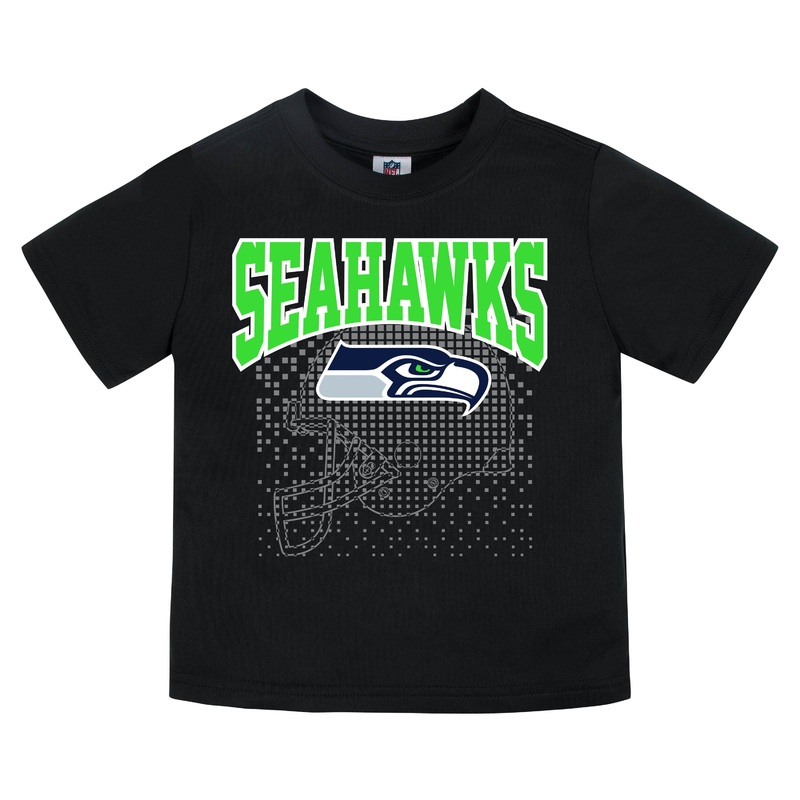 Seattle Seahawks Boys Short Sleeve Tee Shirt