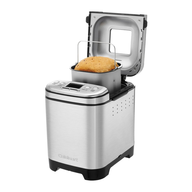 Compact 2 lbs Bread Maker – Stainless Steel