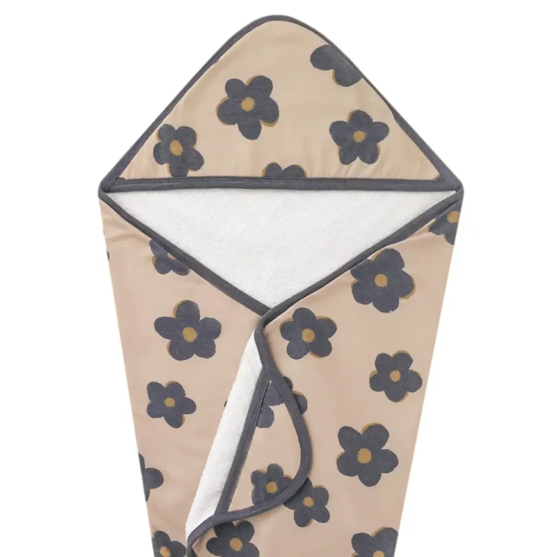 Copper Pearl Premium Knit Hooded Towel | Gemma in Tan