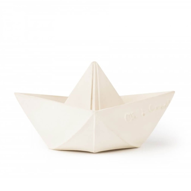 Origami Boat – White