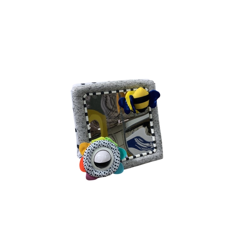 Sassy Tummy Time Floor Mirror, White