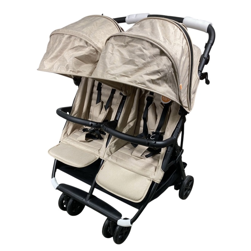 Zoe The Twin V2 Double Stroller, 2024, Sand