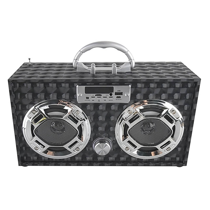 3D Wireless Boombox with FM Radio