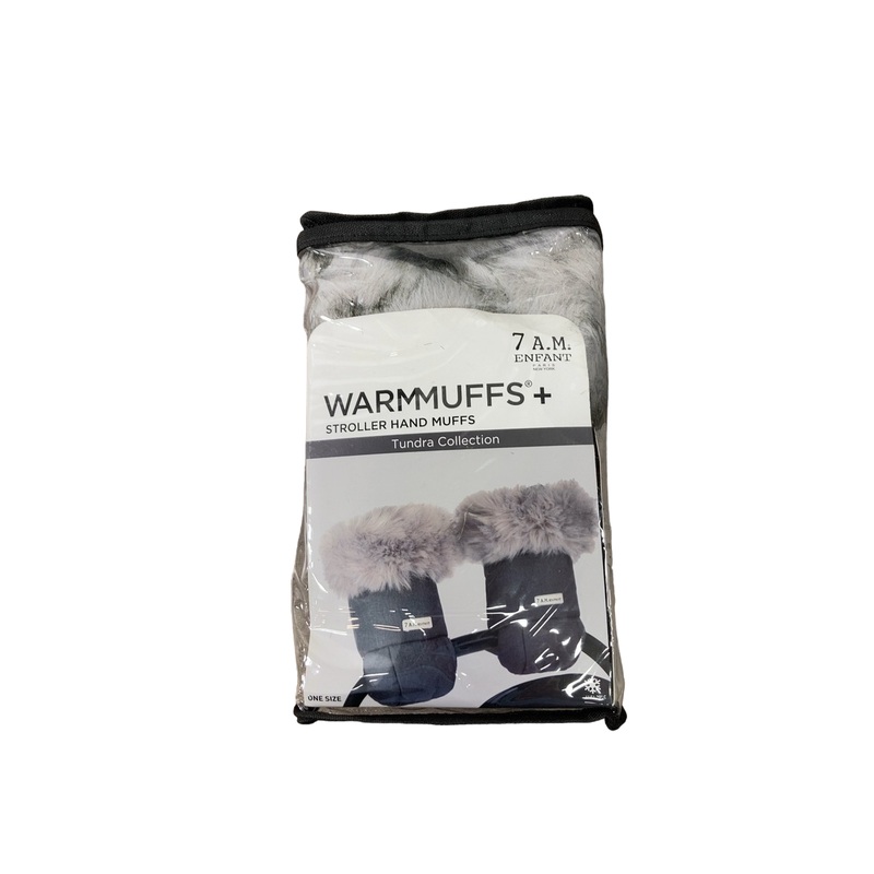 7 A.M. Enfant WarmMuffs, Heather Grey Dark Fur