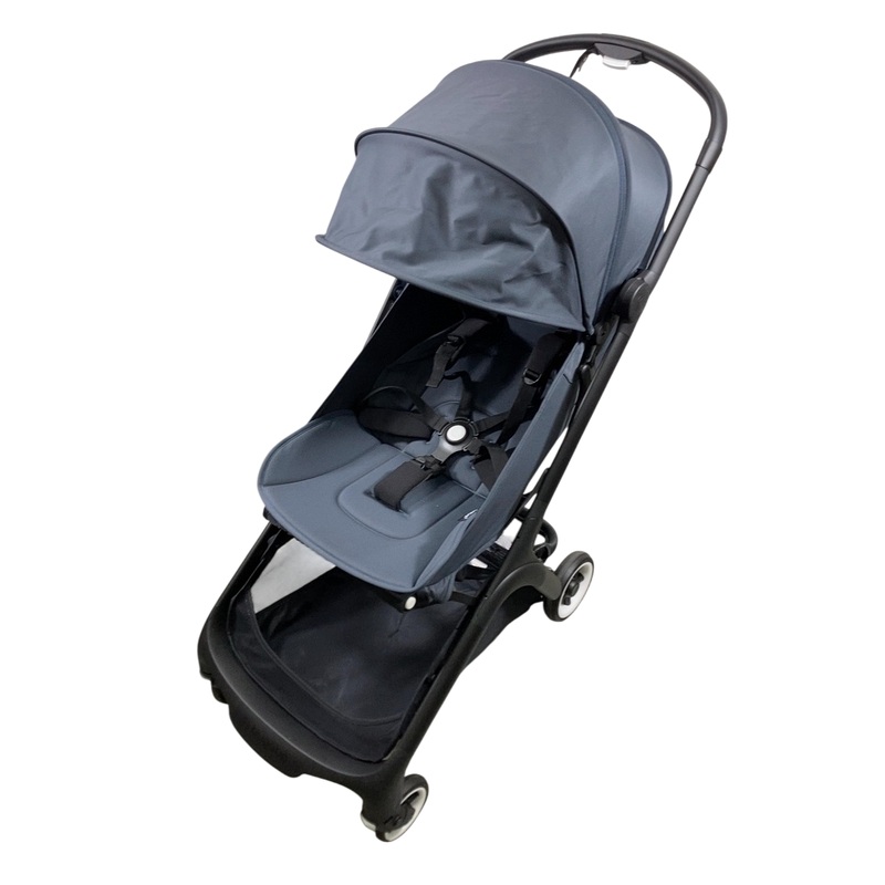 Bugaboo Butterfly Stroller, 2024, Black, Stormy Blue, Stormy Blue
