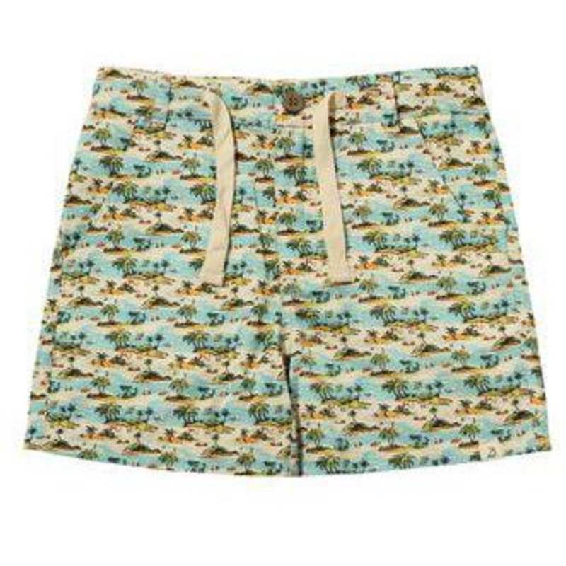 Me & Henry Mahalo Printed Shorts | Blue Islands