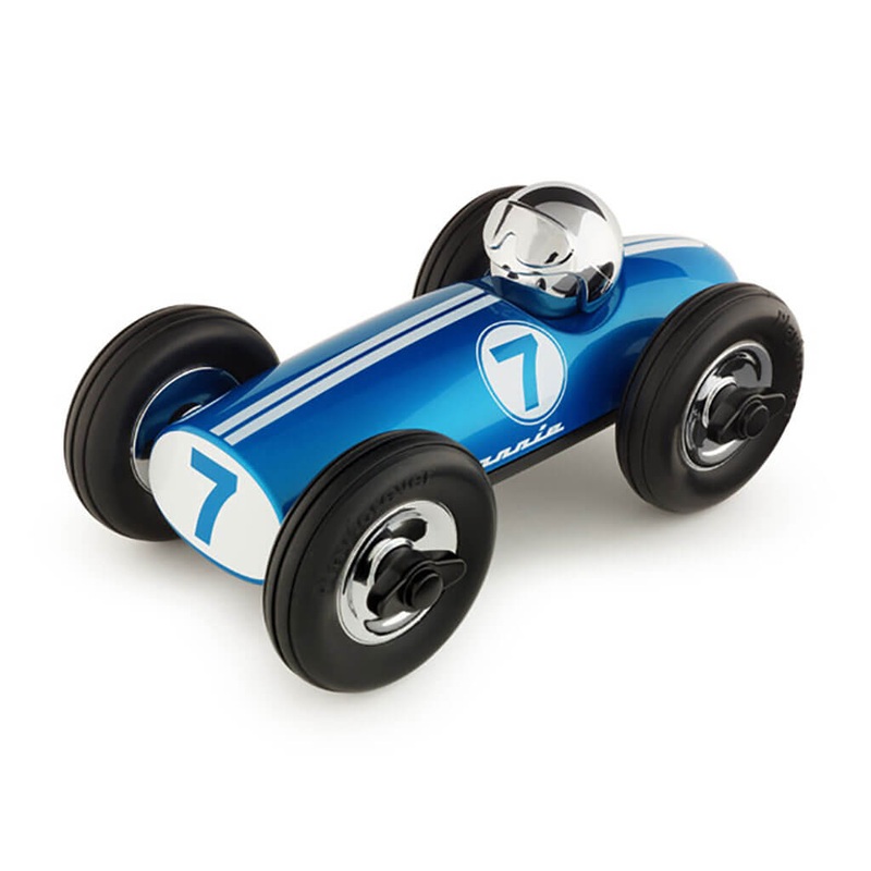 Midi Bonnie Race Car Toy Blue/Chrome