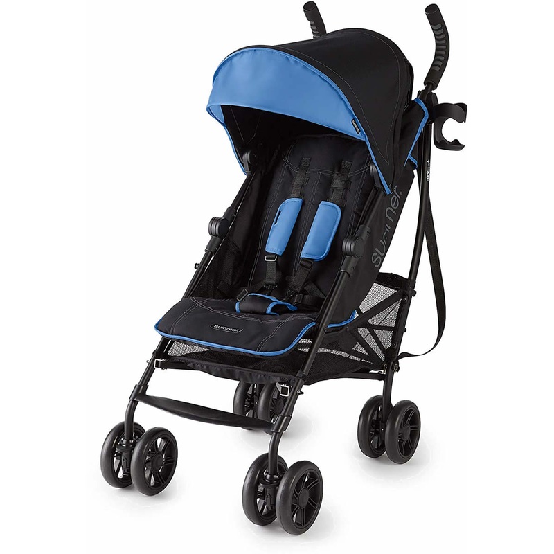Summer Infant 3D Lite Plus Umbrella Stroller – Blue/Matte Black