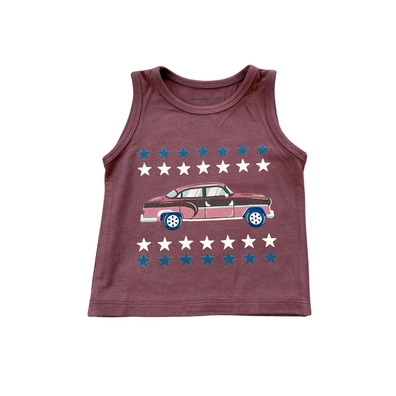 Babysprouts Boy’s Tank Top | Hot Rod