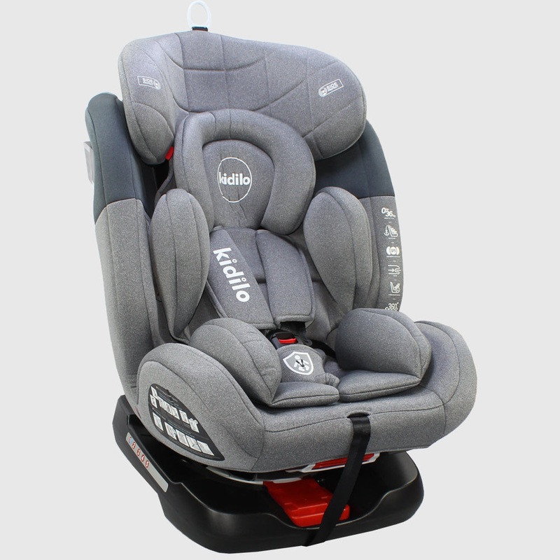 Grey Kidilo Car seat Isofix