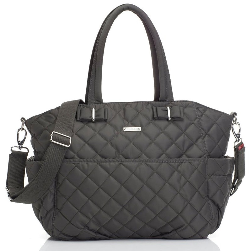 Storksak Bobby Quilted Diaper Bag – Charcoal