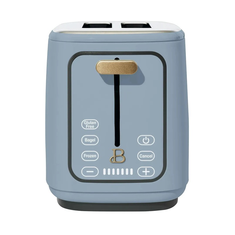 2 Slice Toaster with Touch-Activated Display Cornflower Blue by Drew Barrymore (See Description)