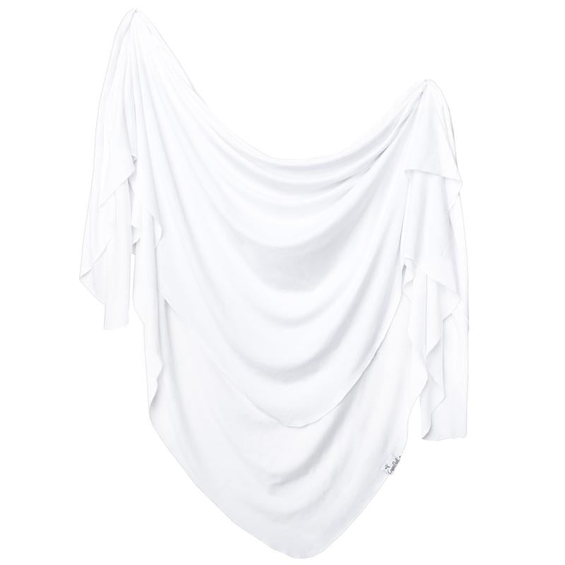 Knit Swaddle Blanket – Dove