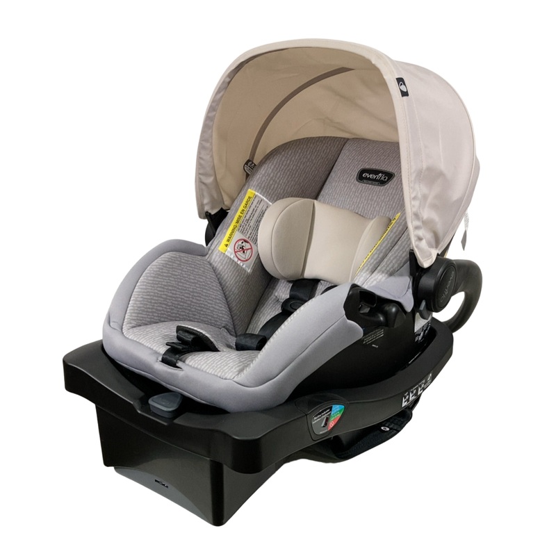 Evenflo LiteMax 35 Infant Car Seat, 2023, River Stone Gray