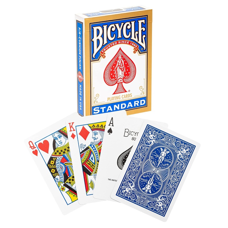 Bicycle Standard Rider Back Playing Cards, Red & Blue for Adults, Pack of 1