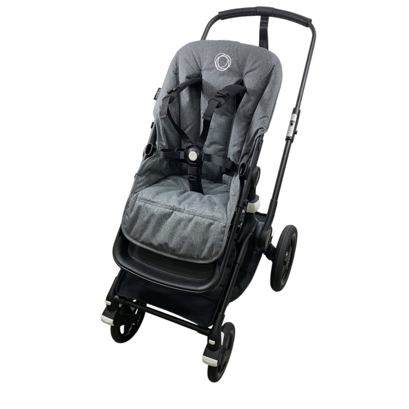 Bugaboo Fox 3 Stroller, 2022, Black, Grey Melange