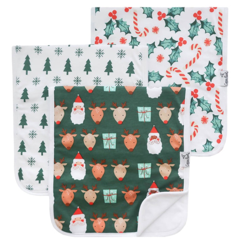 Copper Pearl Premium Burp Cloths | Prancer