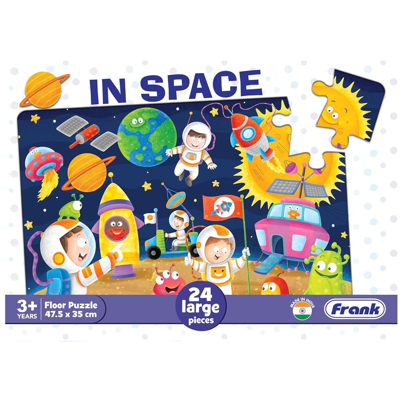 Frank in Space Floor Puzzle (24 Pieces) | Fun & Educational Toy for Kids 3+ Year Old