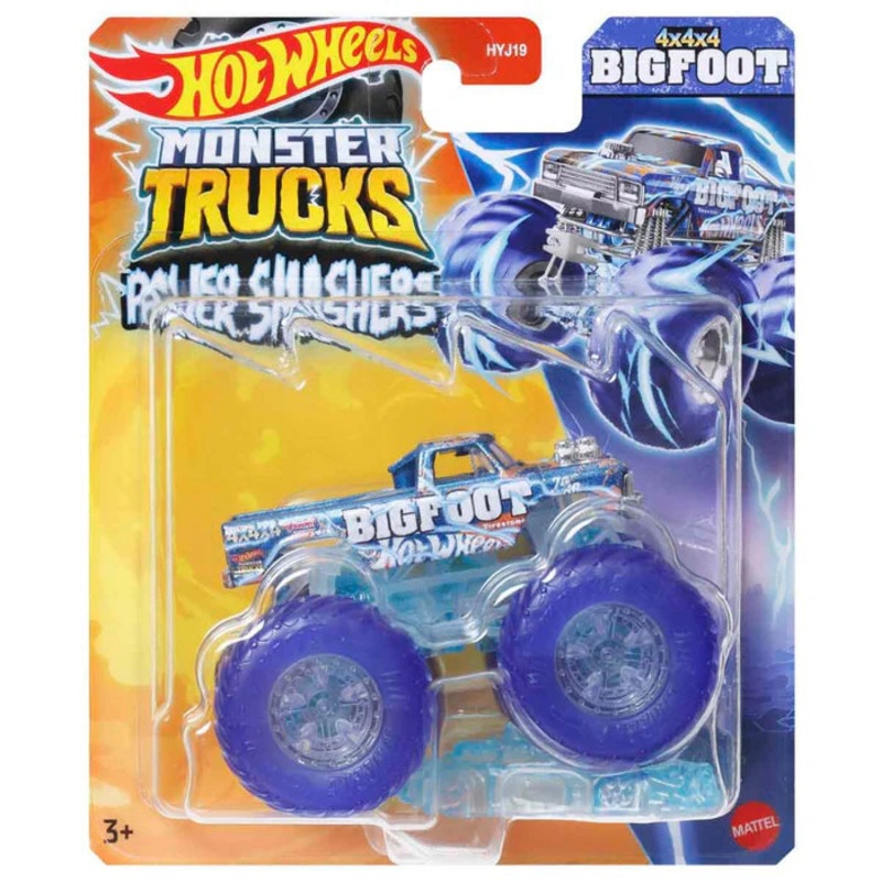 Hot Wheels – Monster Trucks Power Smashers – 4 x 4 x 4 Bigfoot – HYJ19-955B
