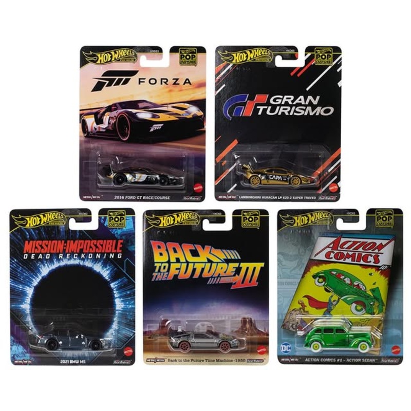 Hot Wheels Pop Culture 2025 L Case (Set of 5) – HXD63- 955L