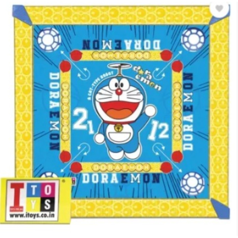 Itoys Doraemon Carrom Board for Kids – Multicolor