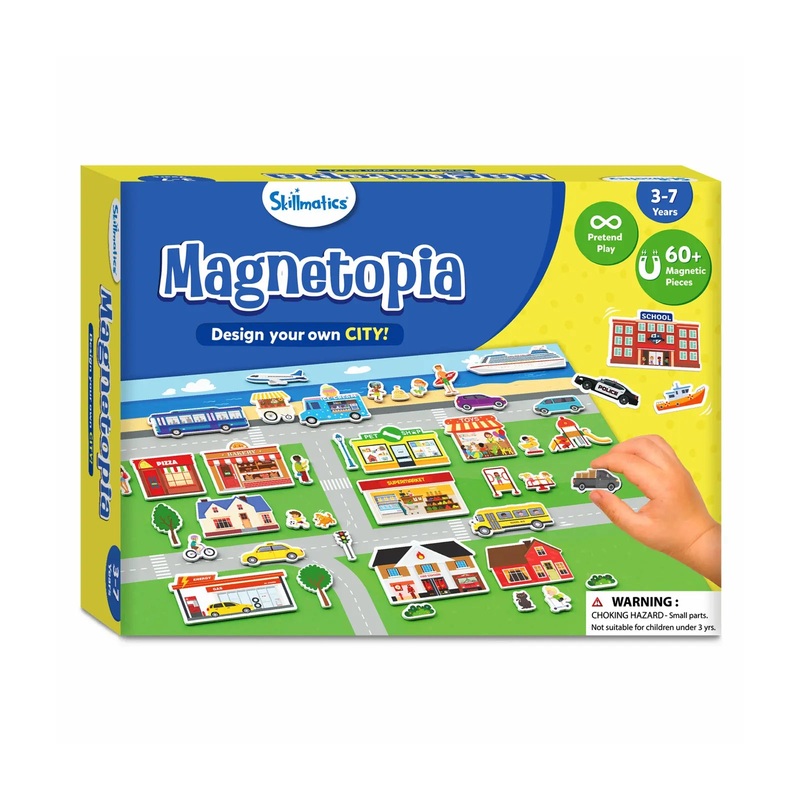 Magnetopia – Design Your City | Interactive Pretend Play Set | Multicolor
