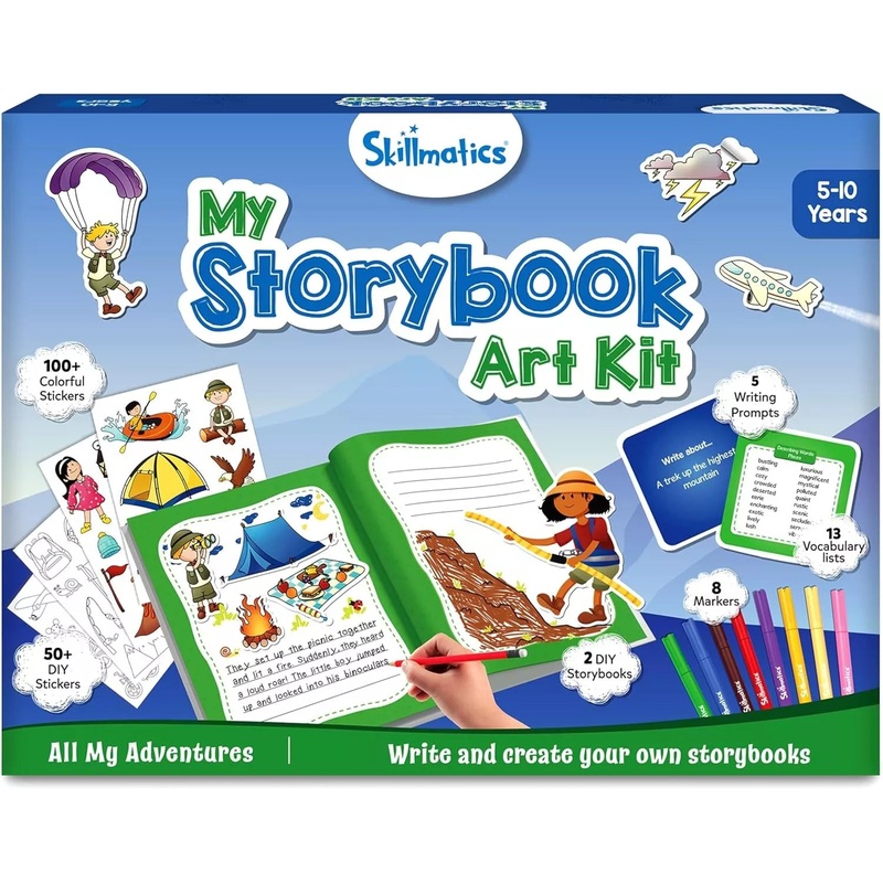 Skillmatics Storybook Art Kit – All My Adventures Art Kit for Kids